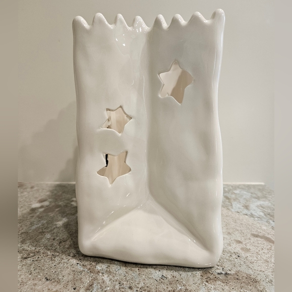 Blue Sky Heather Goldminc Sugar Skull Tea Light Luminary - Picture 3 of 12